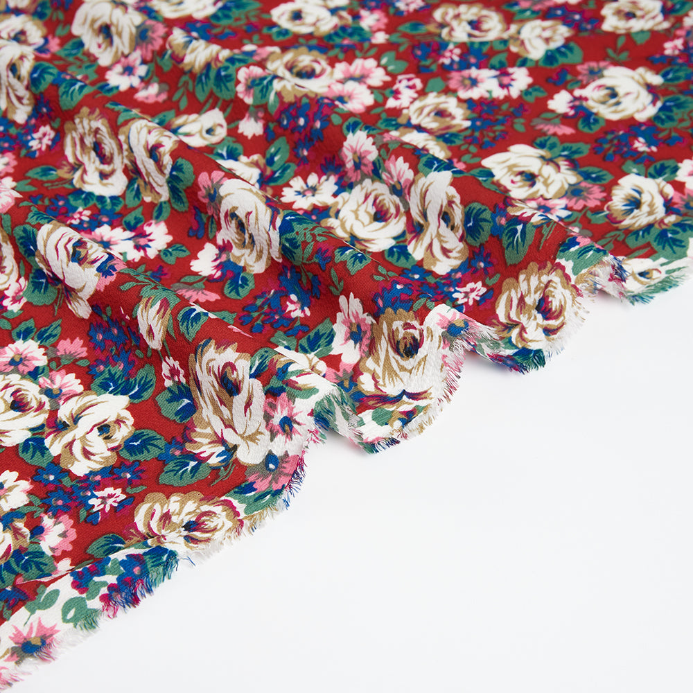 Polyester Flower Pattern Chiffon Fabric - Kool Fabrics