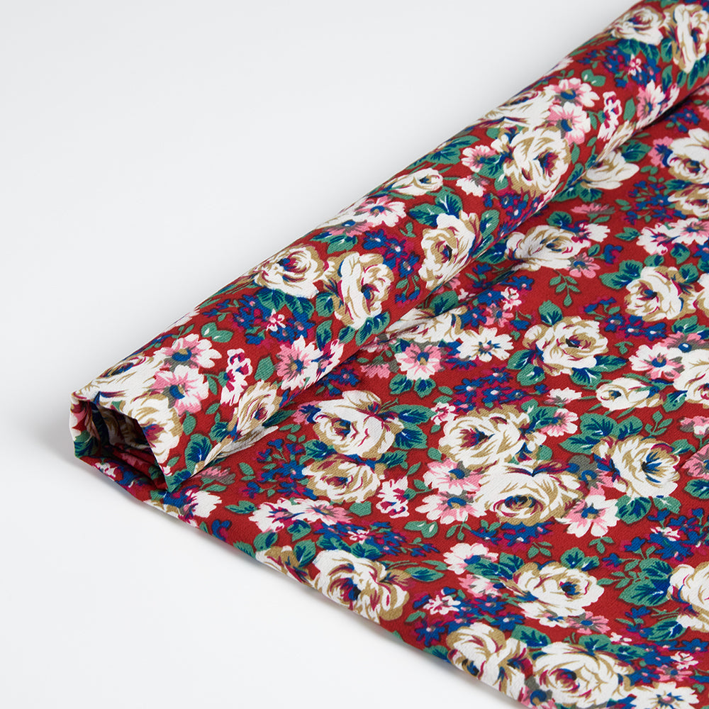 Polyester Flower Pattern Chiffon Fabric - Kool Fabrics