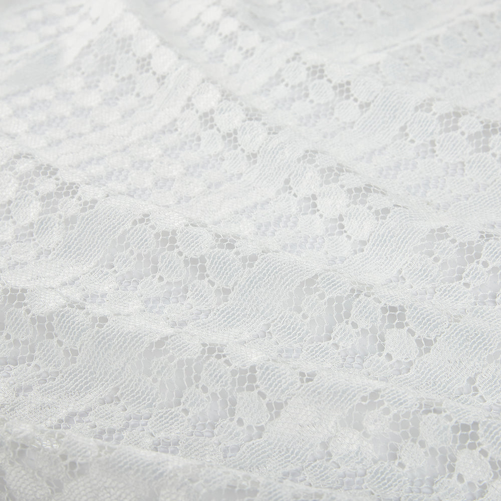 Polyester Dot Pattern Lace Fabric - Kool Fabrics