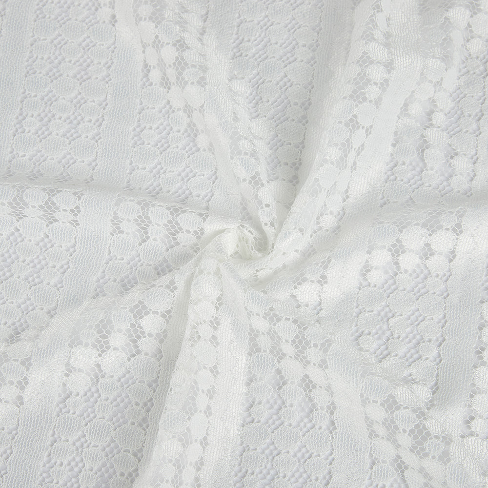 Polyester Dot Pattern Lace Fabric - Kool Fabrics