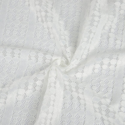 Polyester Dot Pattern Lace Fabric - Kool Fabrics