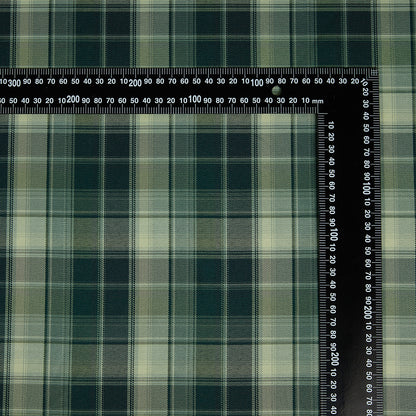 Polyester Check Pattern Twill Fabric