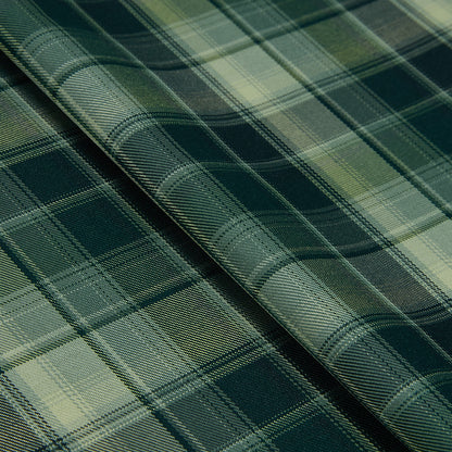 Polyester Check Pattern Twill Fabric