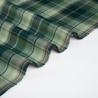 Polyester Check Pattern Twill Fabric