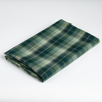 Polyester Check Pattern Twill Fabric