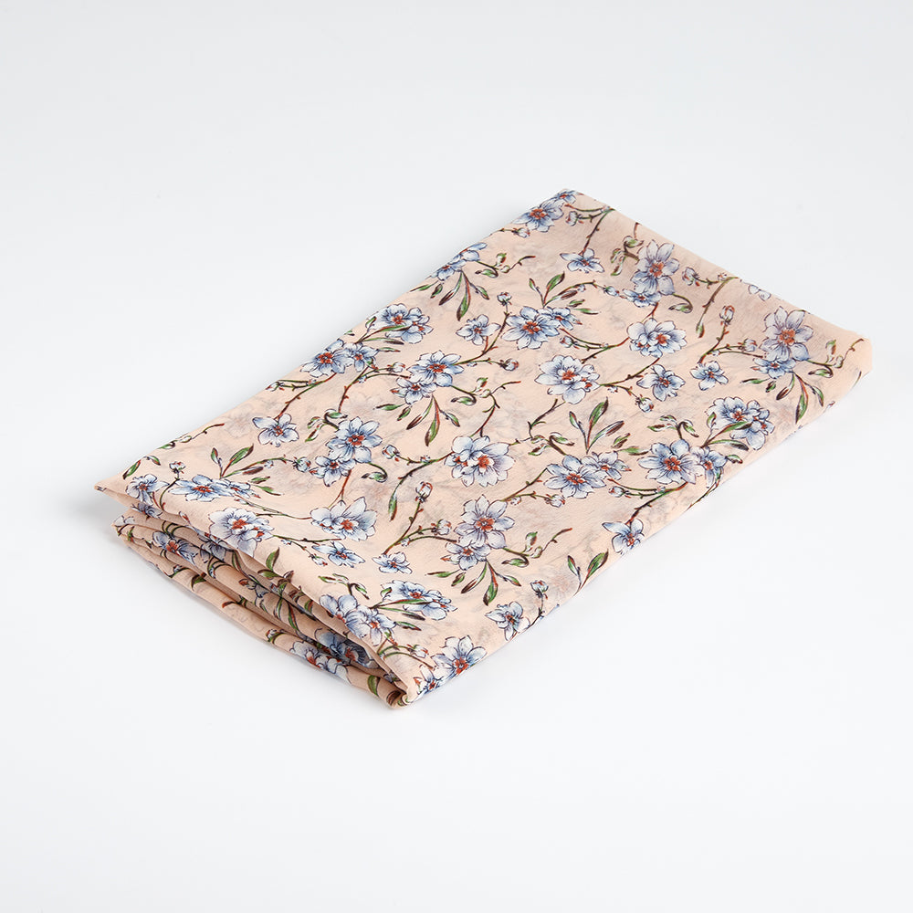 Polyester Flower Pattern Chiffon Fabric - Kool Fabrics