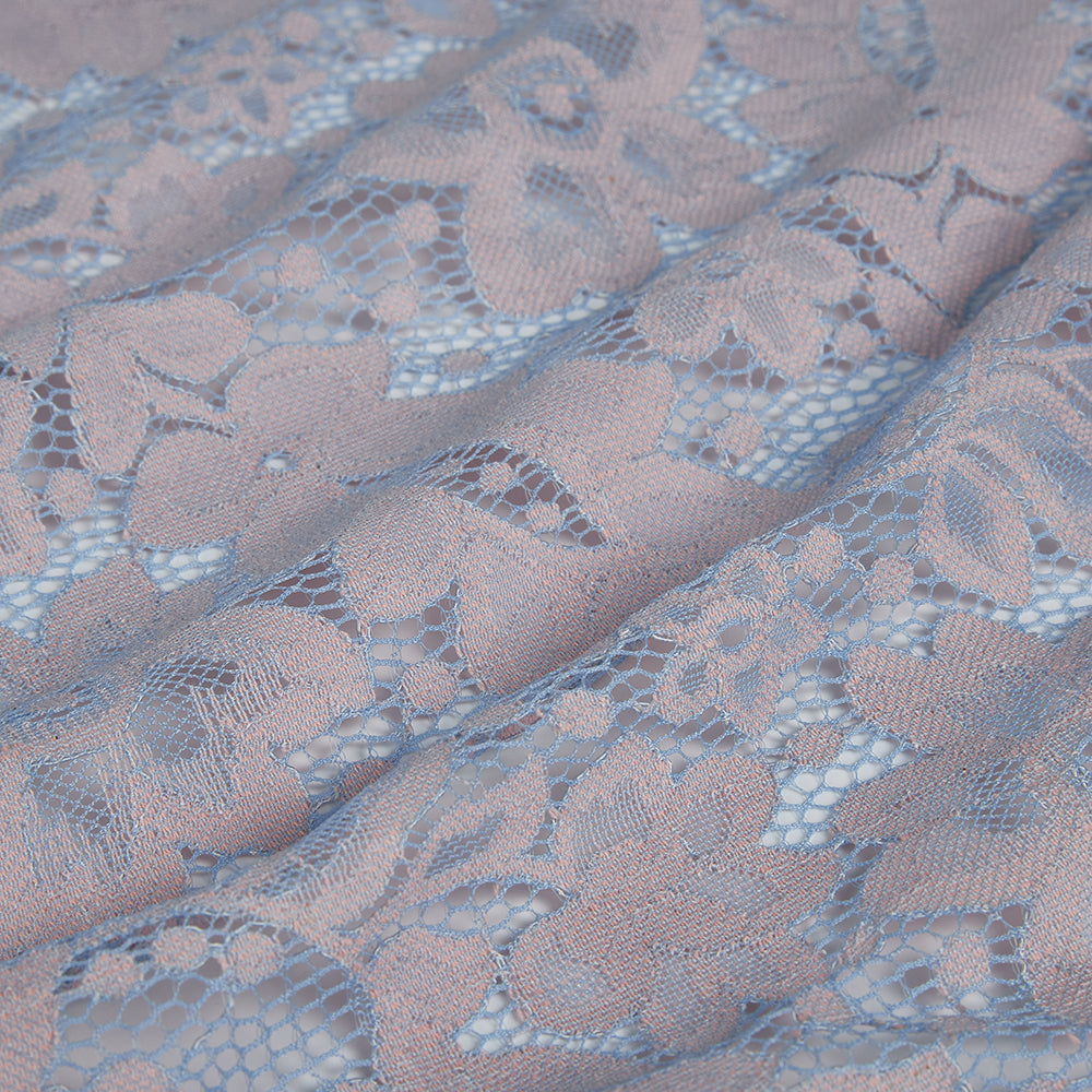 Cotton Polyester Flower Pattern Lace Fabric - Kool Fabrics