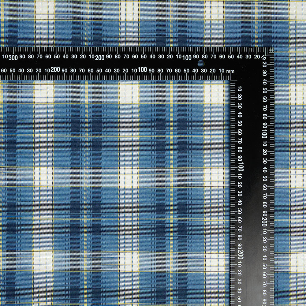 Polyester Check Pattern Twill Fabric