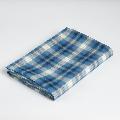 Polyester Check Pattern Twill Fabric