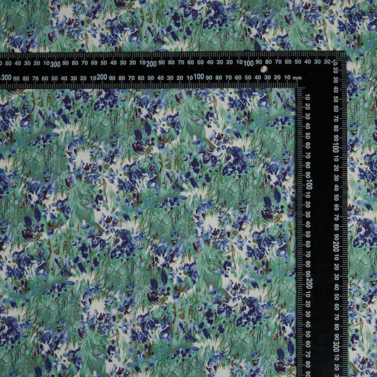 Polyester Flower Pattern Chiffon Fabric - Kool Fabrics