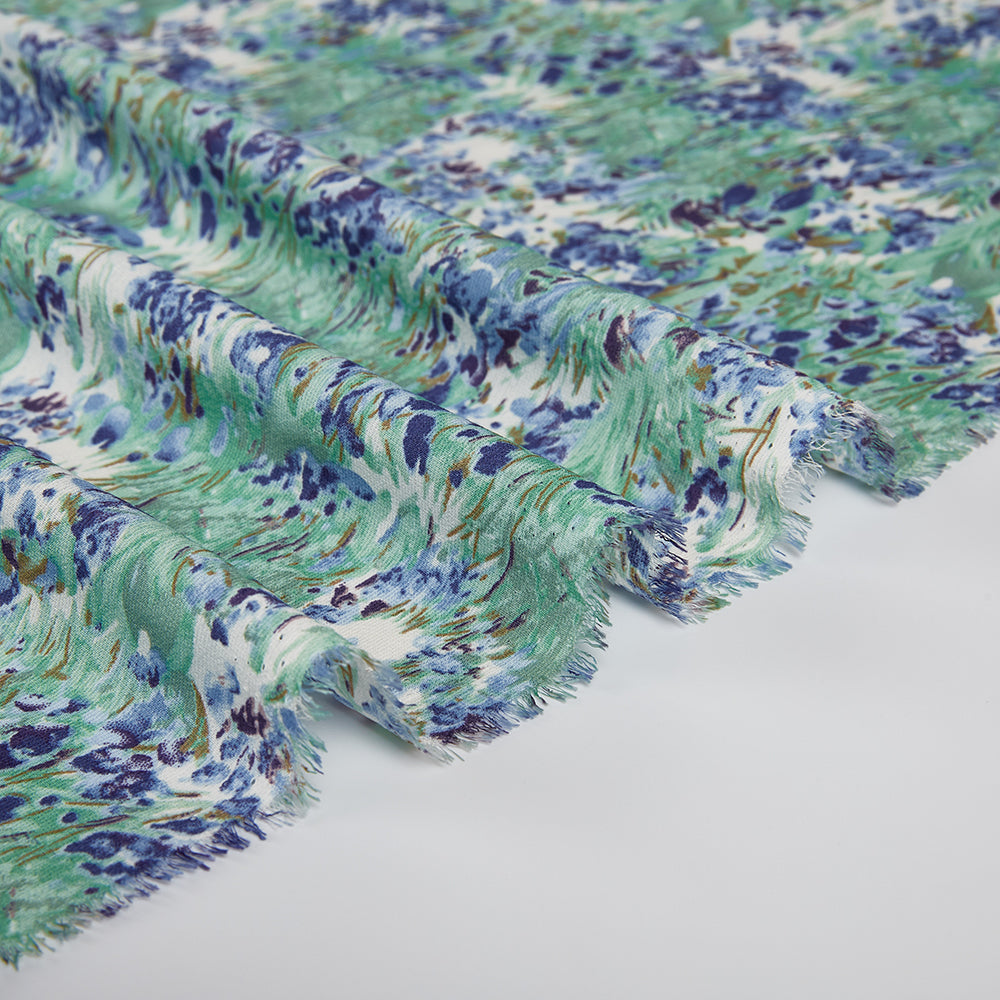 Polyester Flower Pattern Chiffon Fabric - Kool Fabrics