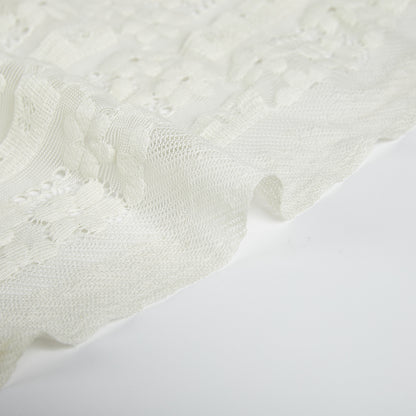 Polyester Flower Pattern Lace Fabric - Kool Fabrics