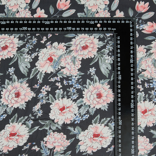 Polyester Flower Pattern Chiffon Fabric - Kool Fabrics