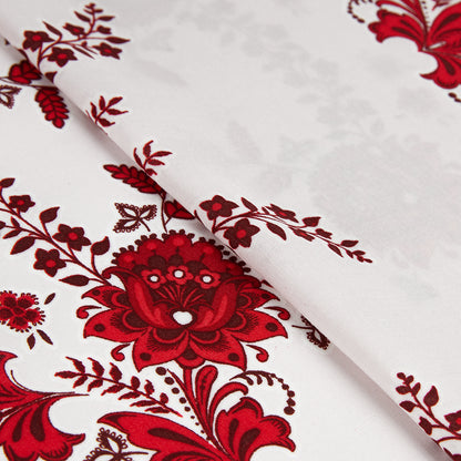 Polyester Flower Pattern Printed Fabric - Kool Fabrics