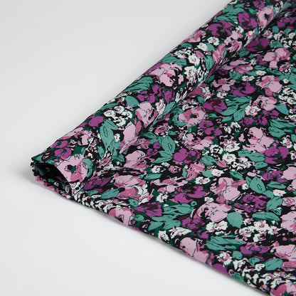 Polyester Flower Pattern Chiffon Fabric - Kool Fabrics