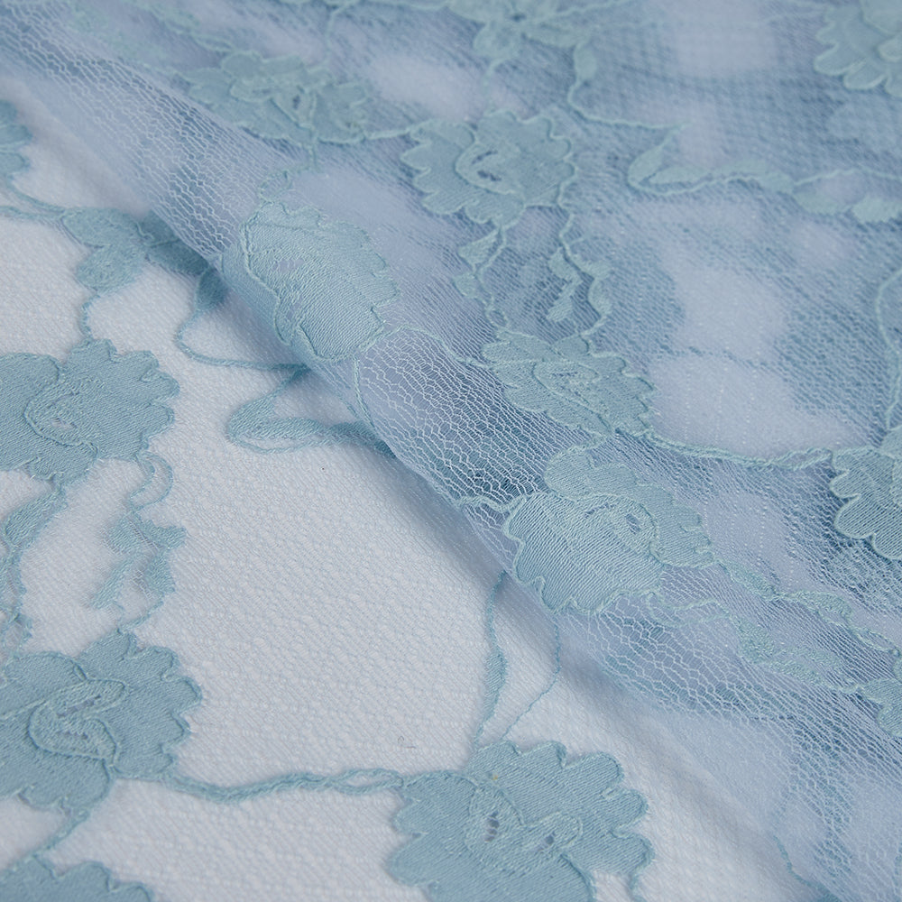 Polyester Flower Pattern Lace Fabric - Kool Fabrics