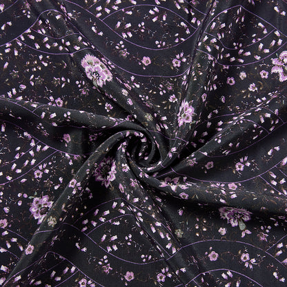 Polyester Flower Pattern Chiffon Fabric - Kool Fabrics