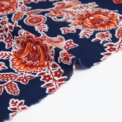 Rayon Flower Pattern Printed Fabric - Kool Fabrics