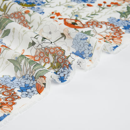 Polyester Flower Pattern Chiffon Fabric - Kool Fabrics