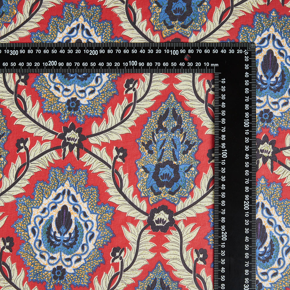 Polyester Ancient Pattern Chiffon Fabric - Kool Fabrics