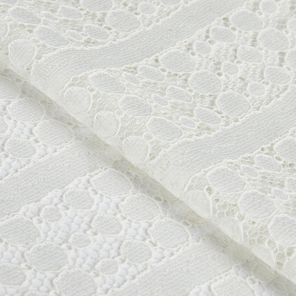 Polyester Dot Pattern Lace Fabric - Kool Fabrics