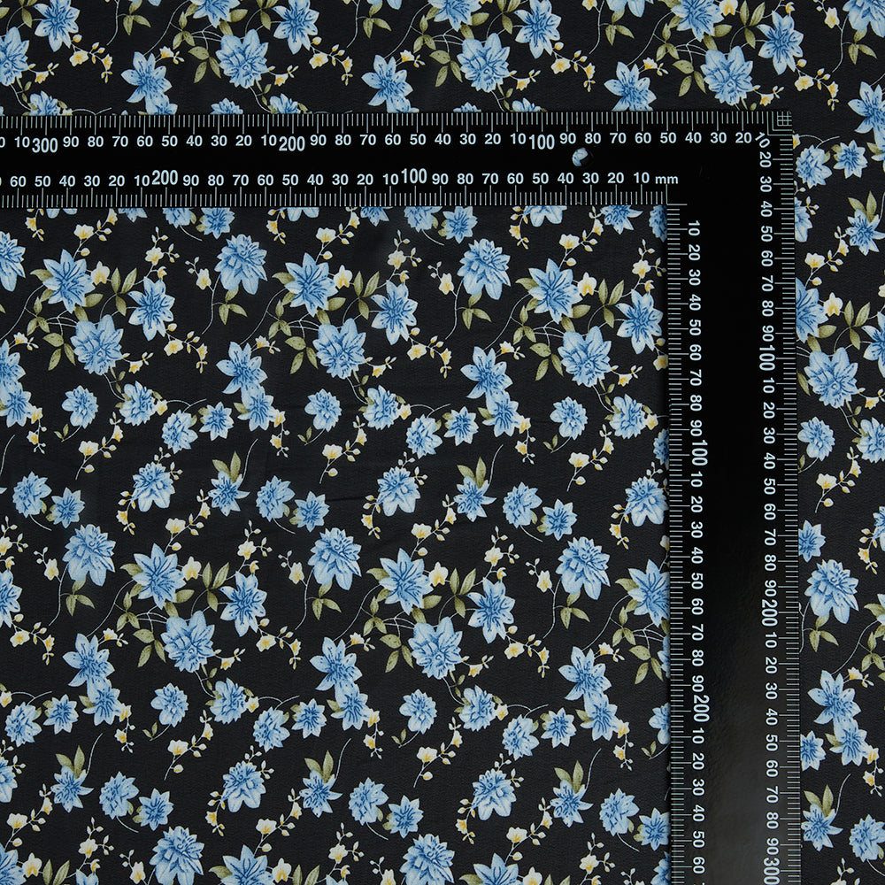 Polyester Flower Pattern Chiffon Fabric - Kool Fabrics