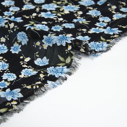 Polyester Flower Pattern Chiffon Fabric - Kool Fabrics