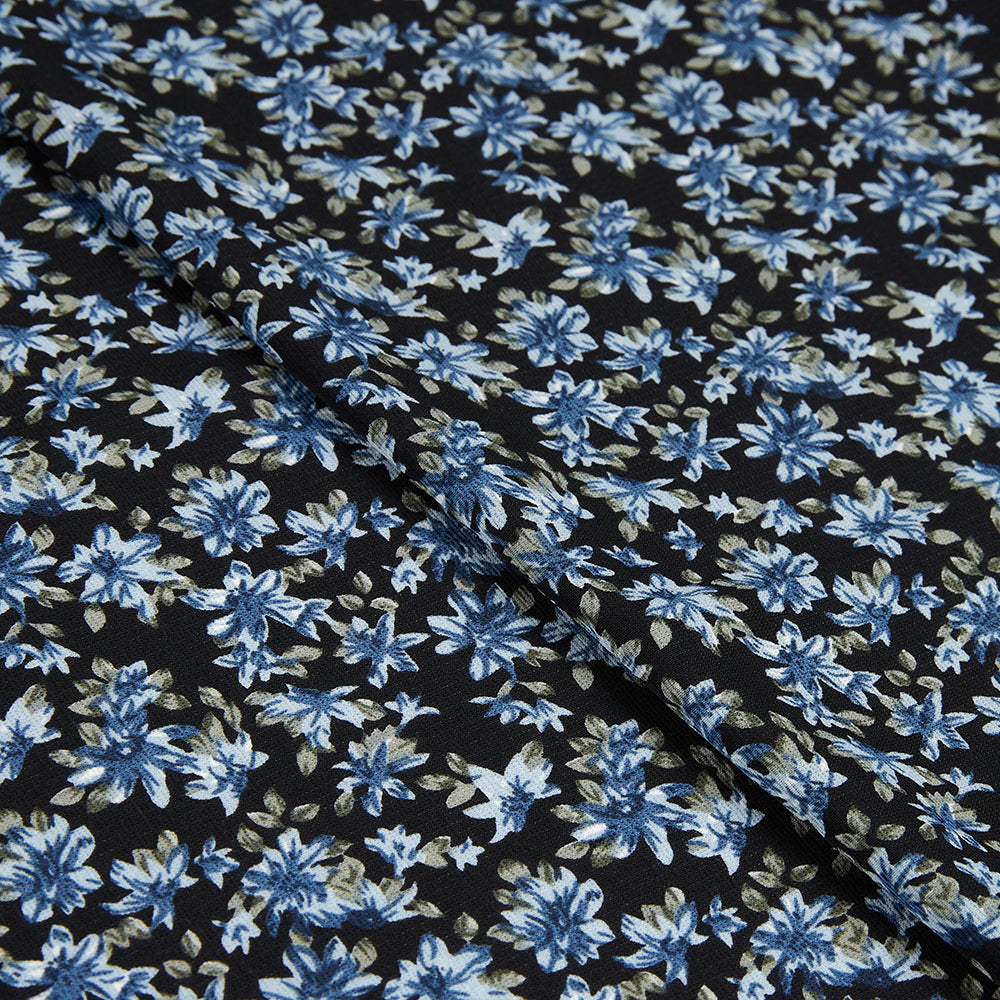 Polyester Flower Pattern Chiffon Fabric - Kool Fabrics