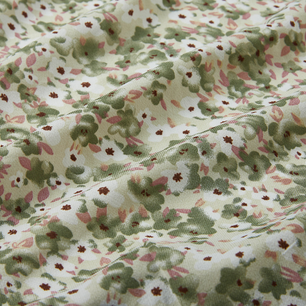 Polyester Flower Pattern Chiffon Fabric - Kool Fabrics