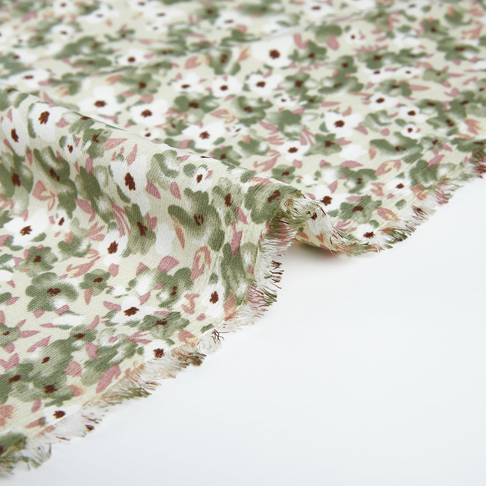 Polyester Flower Pattern Chiffon Fabric - Kool Fabrics