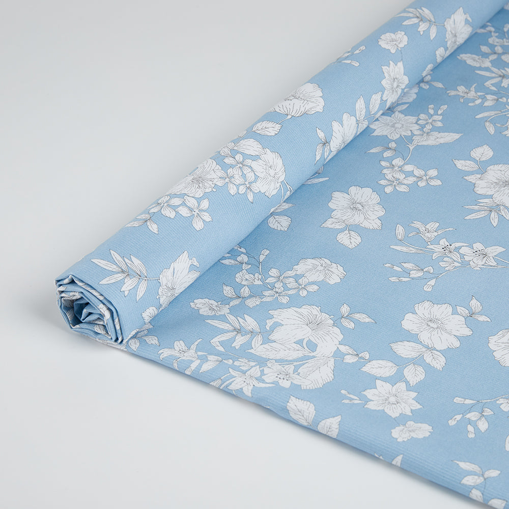 Polyester Flower Pattern Chiffon Fabric - Kool Fabrics