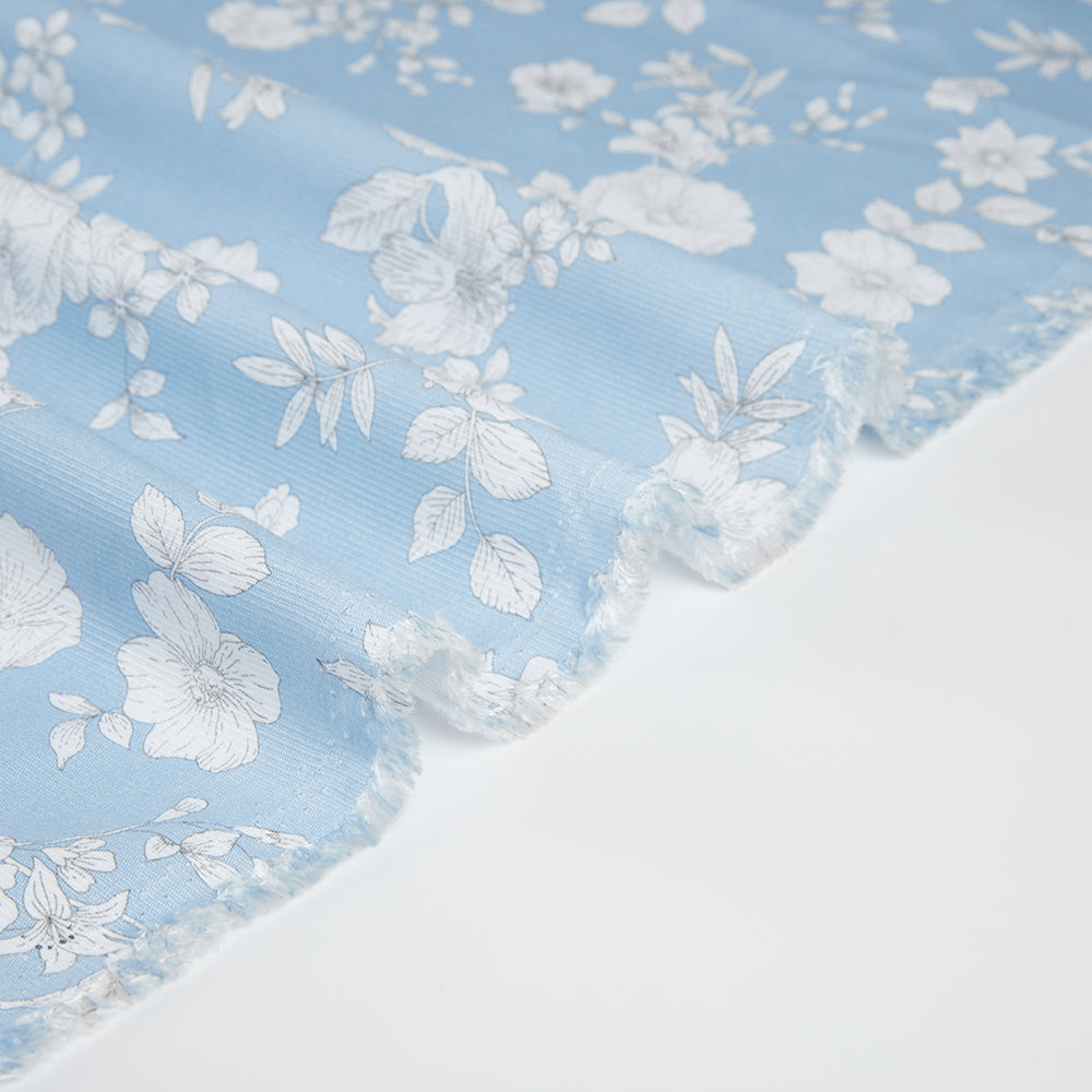 Polyester Flower Pattern Chiffon Fabric - Kool Fabrics