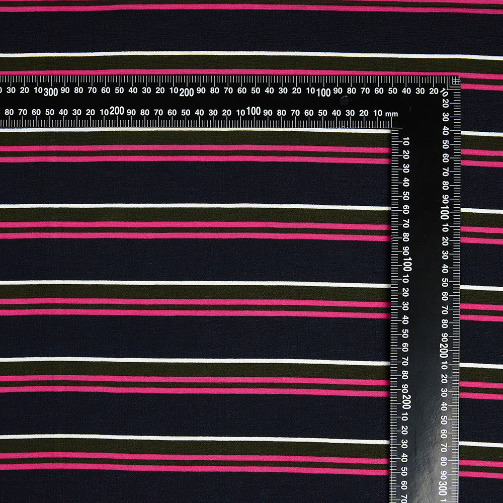 Polyester Stripes Pattern Printed Fabric - Kool Fabrics