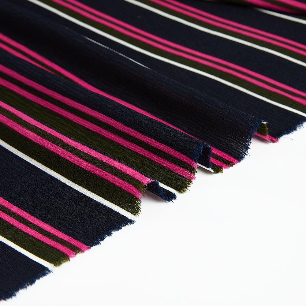 Polyester Stripes Pattern Printed Fabric - Kool Fabrics