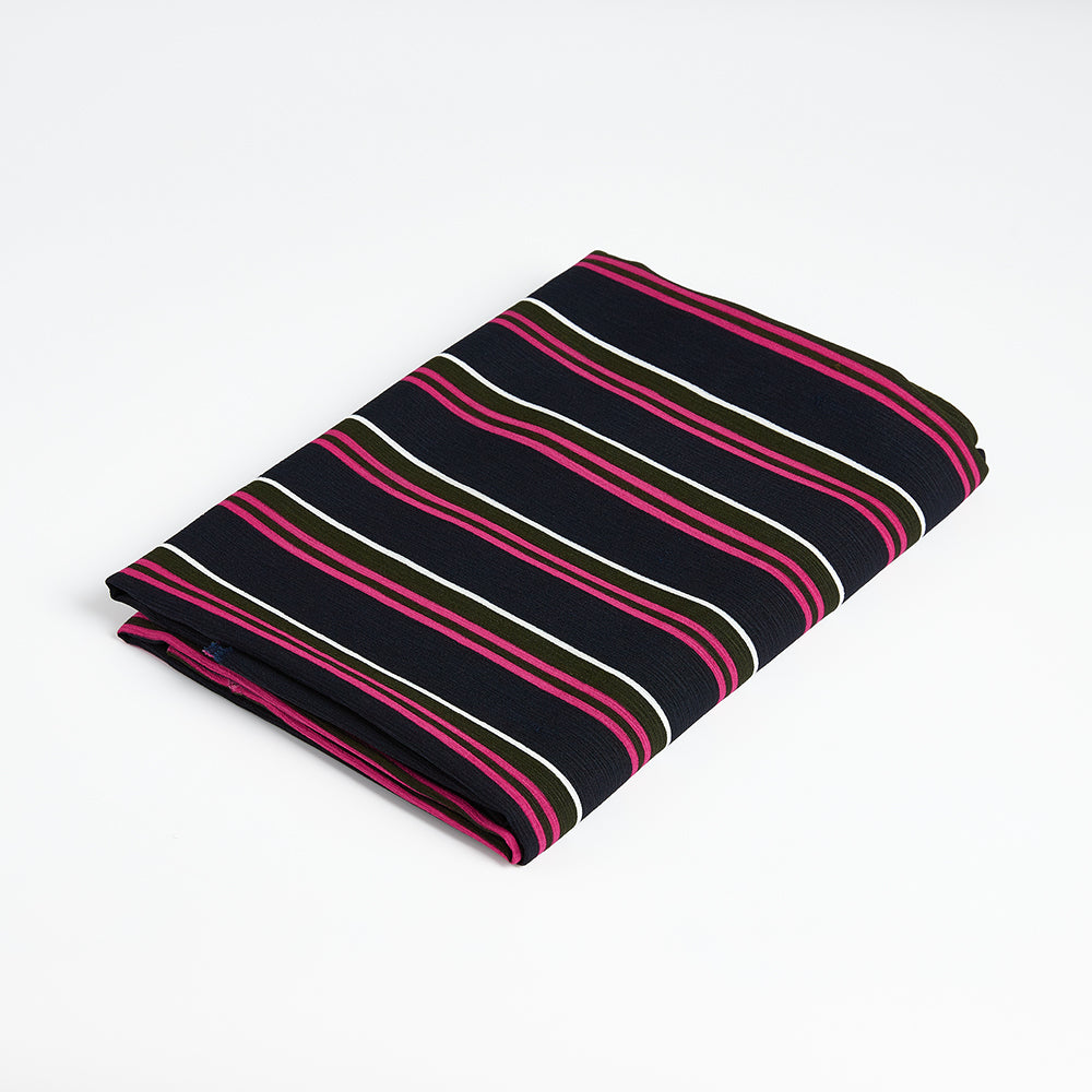 Polyester Stripes Pattern Printed Fabric - Kool Fabrics