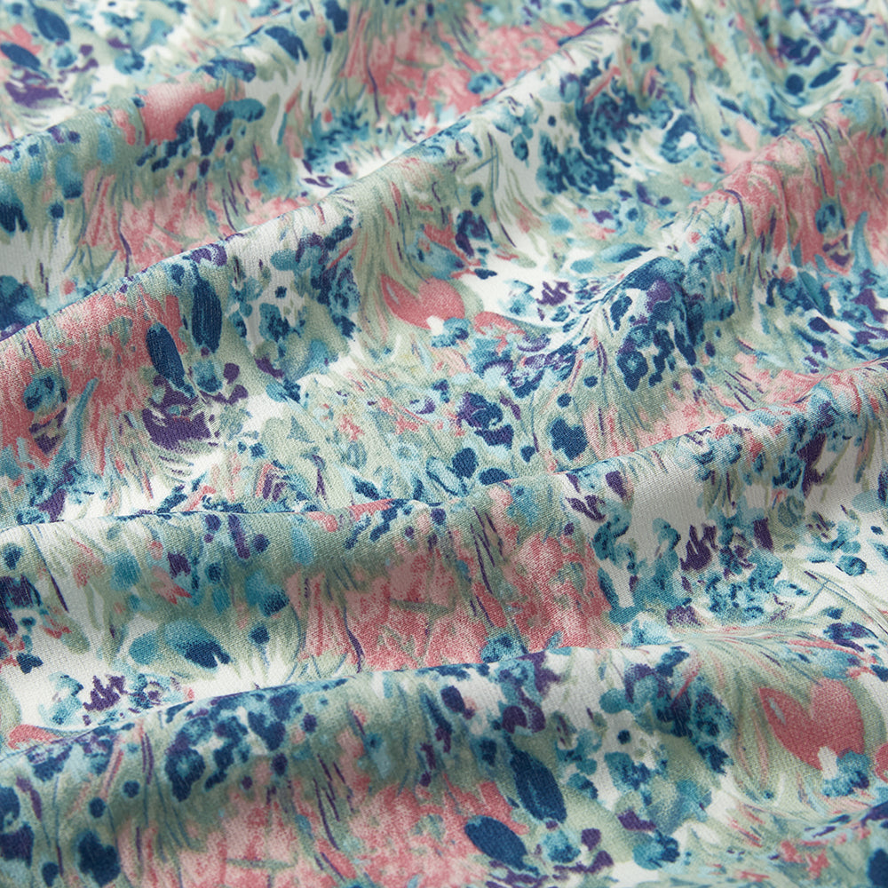 Polyester Flower Pattern Chiffon Fabric - Kool Fabrics