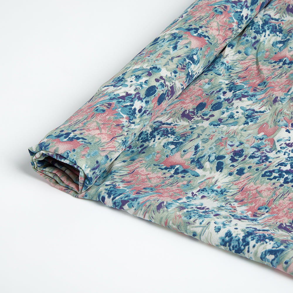 Polyester Flower Pattern Chiffon Fabric - Kool Fabrics