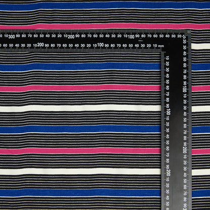 Polyester Stripes Pattern Printed Fabric - Kool Fabrics