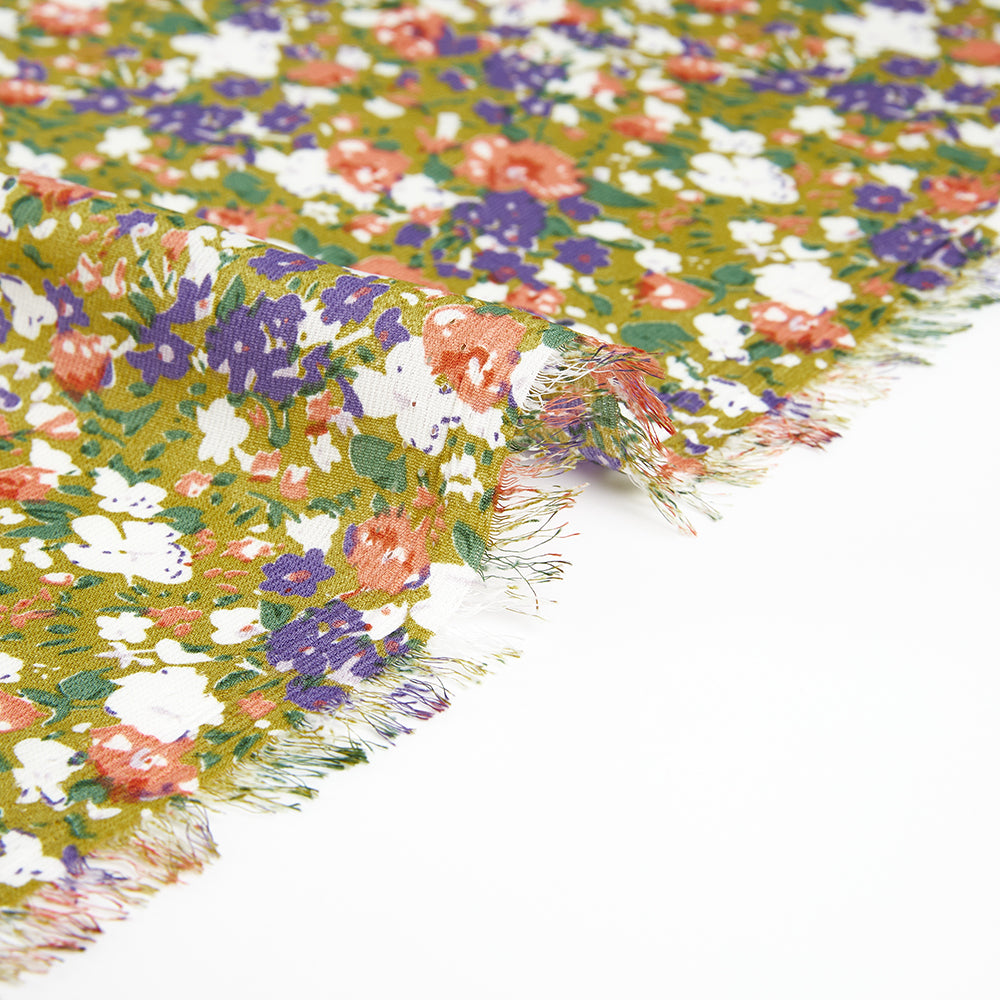 Polyester Flower Pattern Chiffon Fabric - Kool Fabrics