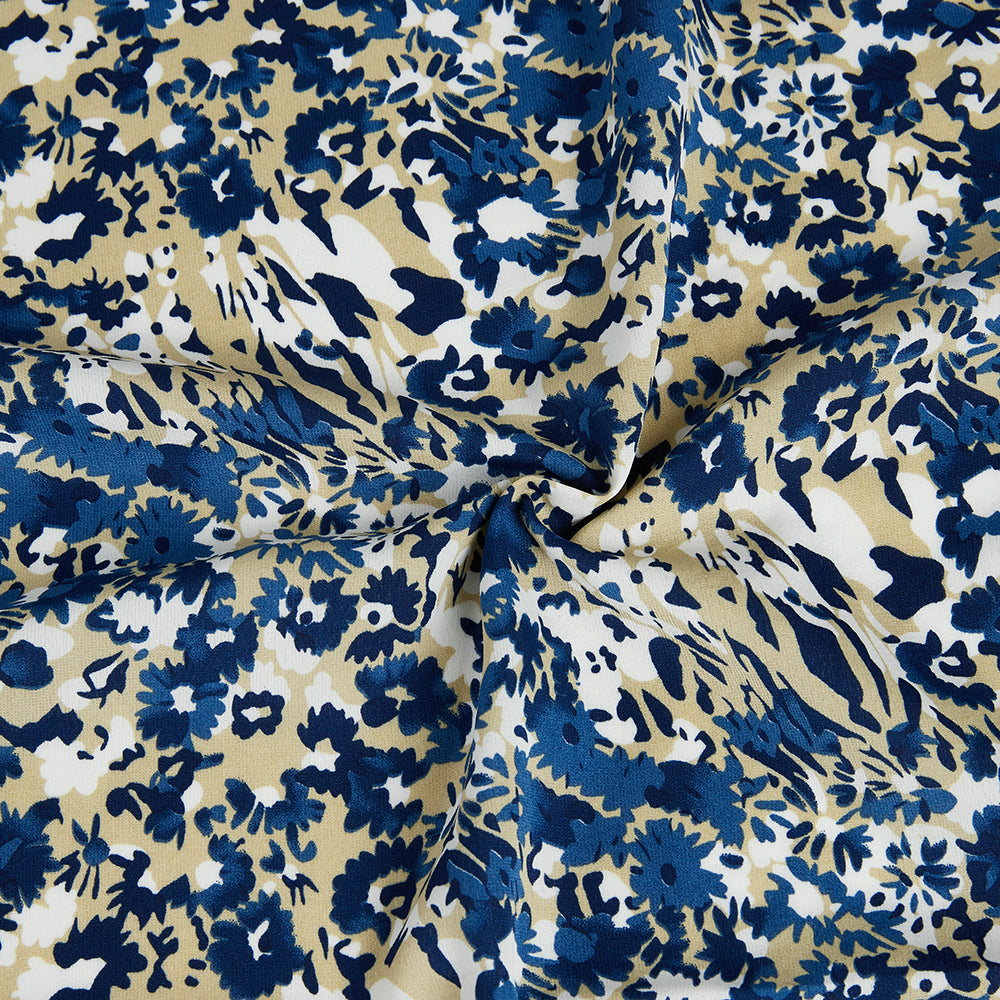 Polyester Flower Pattern Chiffon Fabric - Kool Fabrics