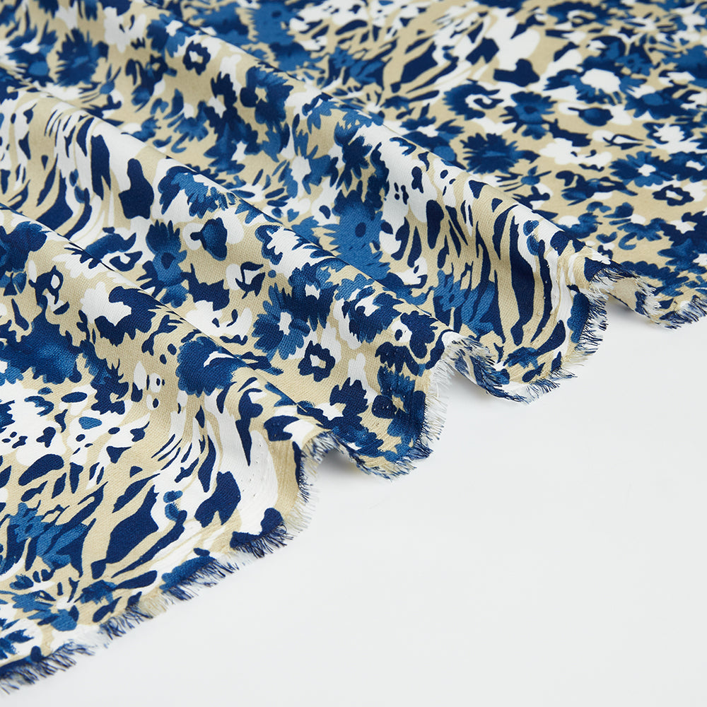 Polyester Flower Pattern Chiffon Fabric - Kool Fabrics