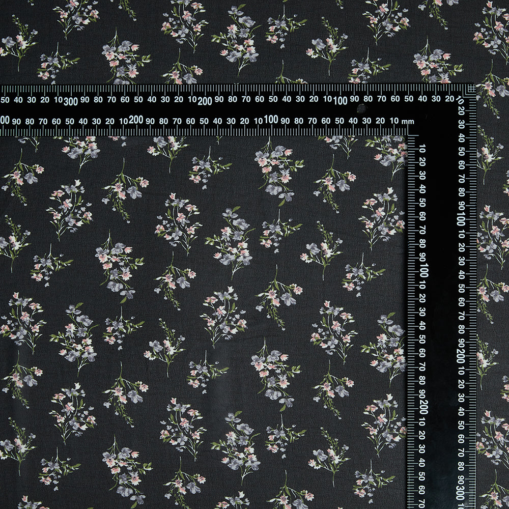 Polyester Flower Pattern Chiffon Fabric - Kool Fabrics