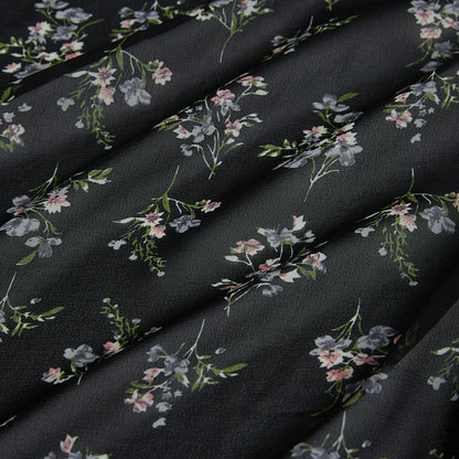 Polyester Flower Pattern Chiffon Fabric - Kool Fabrics