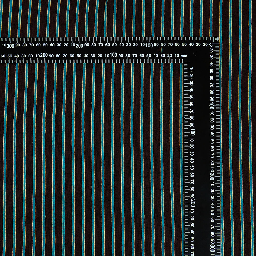 Polyester Stripes Pattern Printed Fabric - Kool Fabrics