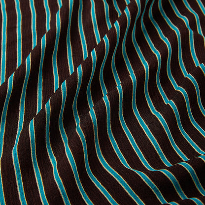 Polyester Stripes Pattern Printed Fabric - Kool Fabrics