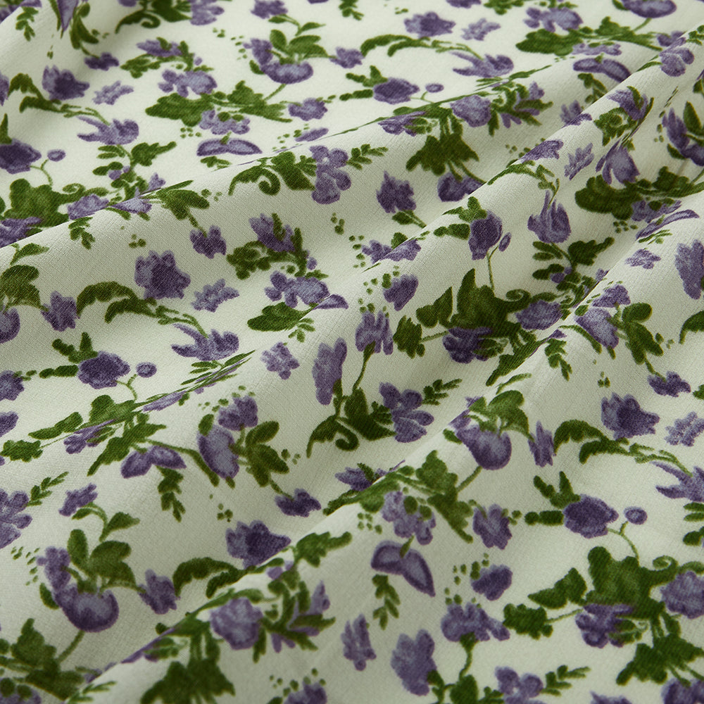 Polyester Flower Pattern Chiffon Fabric - Kool Fabrics