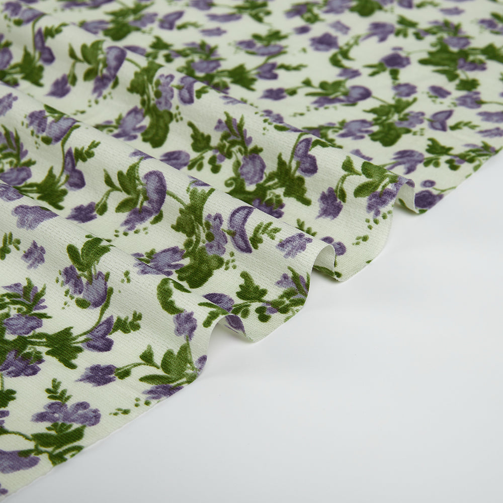 Polyester Flower Pattern Chiffon Fabric - Kool Fabrics