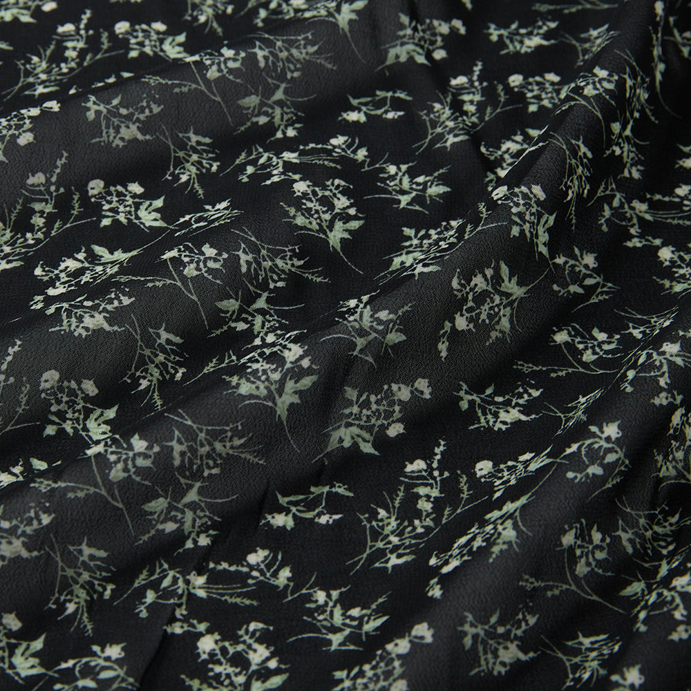 Polyester Flower Pattern Chiffon Fabric - Kool Fabrics