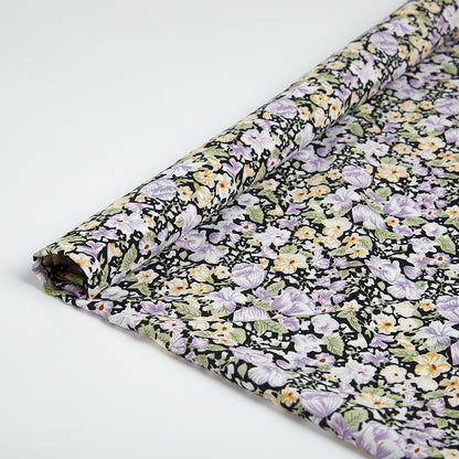 Polyester Flower Pattern Chiffon Fabric - Kool Fabrics