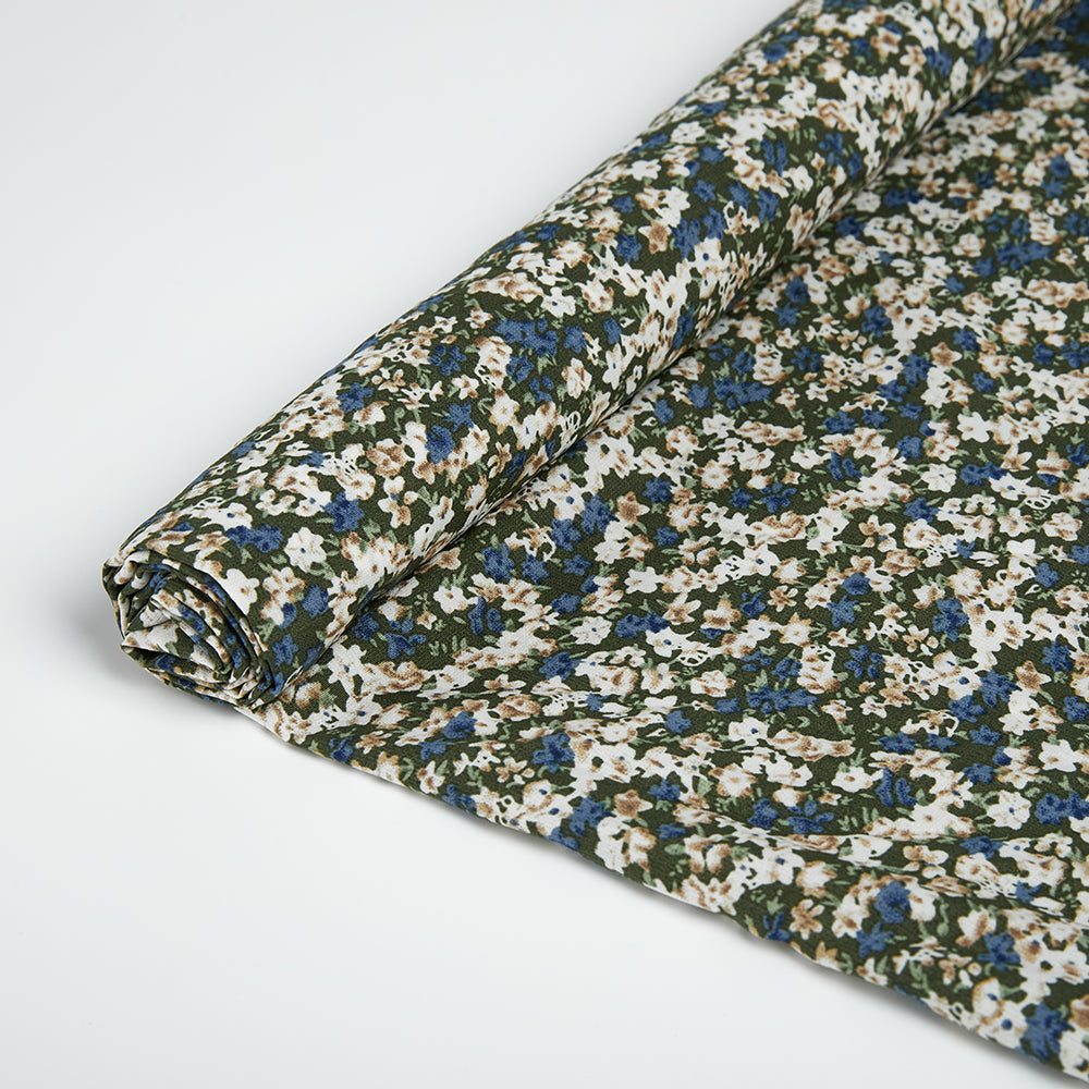 Polyester Flower Pattern Chiffon Fabric - Kool Fabrics